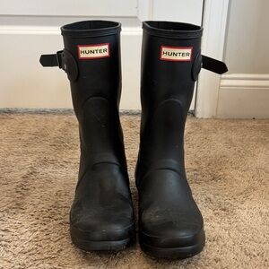 Hunter Classic Short Black Waterproof Boots